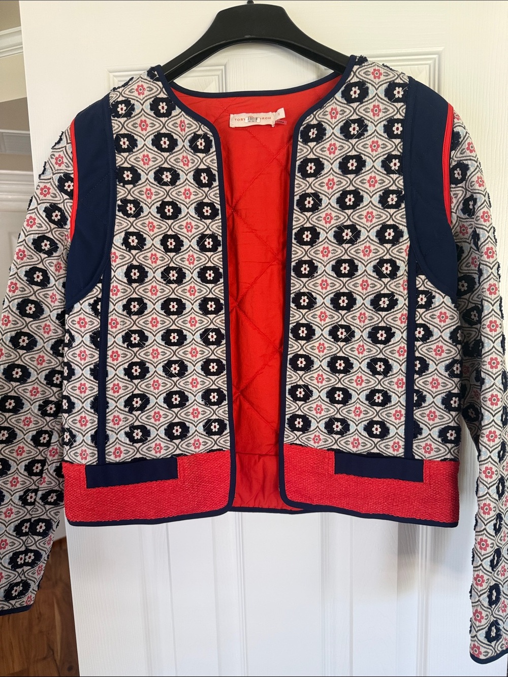 Tory Burch patterned jacket, size 2 - Picture 3 of 8